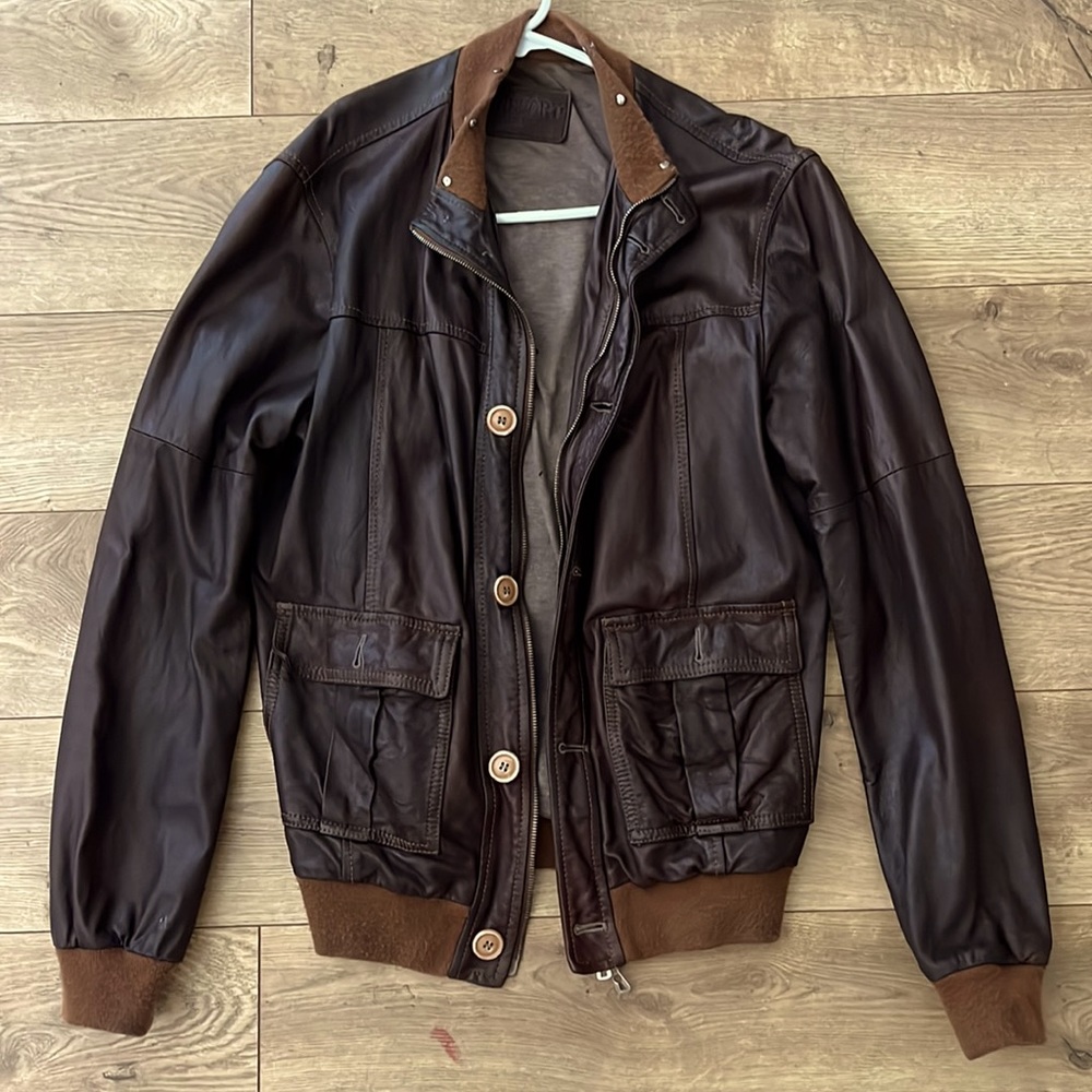 RARE Italian LAMBSKIN Benheart leather jacket. Buttery Soft!